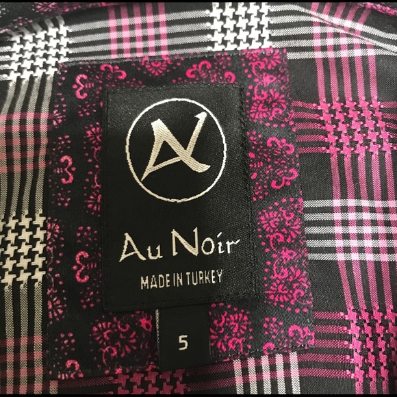 Au Noír men's shirt size 5 very nice - Picture 6 of 8